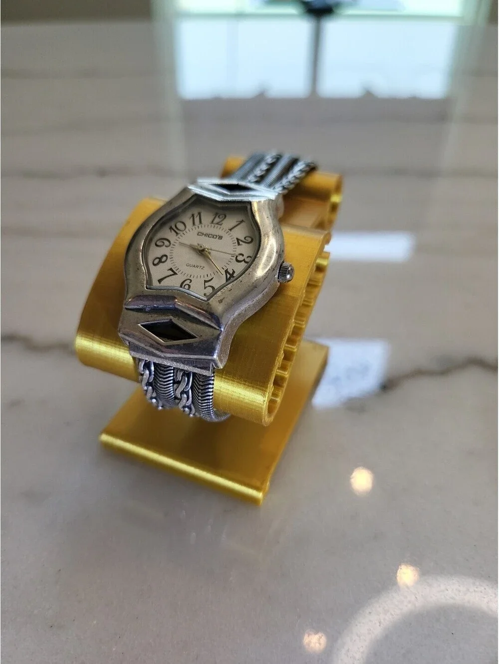 Vtg Chico's Womans Watch New Battery 29mm 7